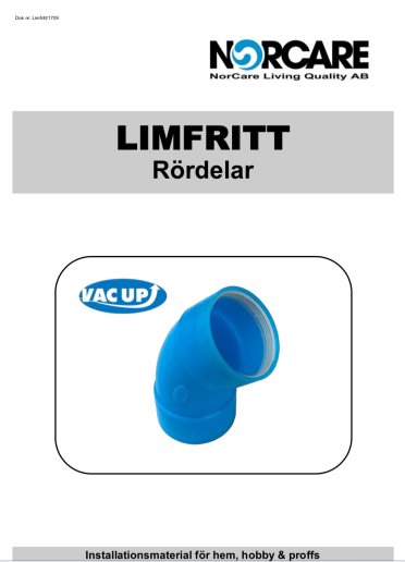 Limfritt rördelar