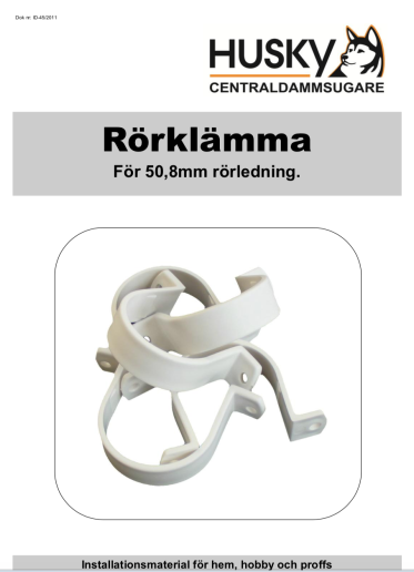 Rörklämmor ID-45