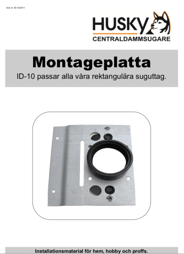 Montageplatta ID-10