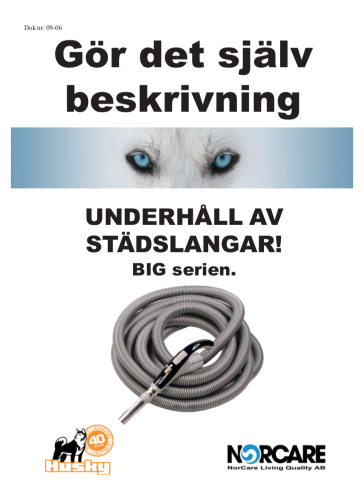 Underhåll slangar äldre modeller-2 (BIG serien)