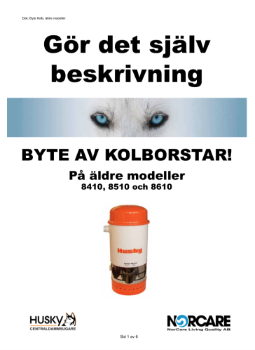 Byte kolborstar äldre maskiner