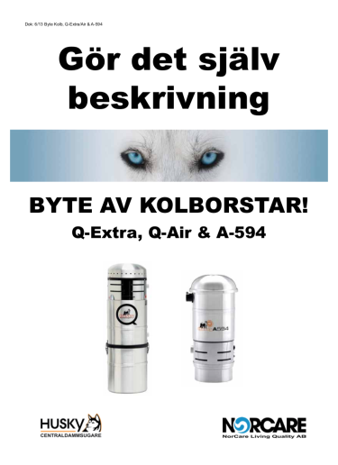 Kolborstbyte Q-Extra/Air & A-594