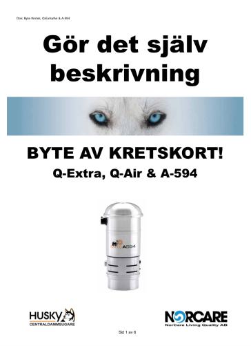 Byte kretskort äldre modeller