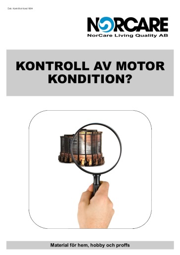 Kontroll av motorkondition